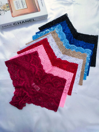 Kit Calesson Lingerie Calcinha Renda Feminino Caleçon Shortinho Sexy Lingerie Espera Marido