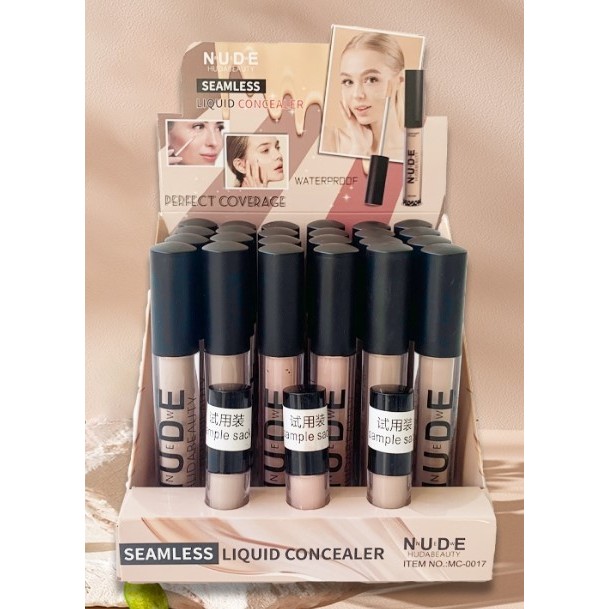 CAIXA 24 Peças Corretivo NEW NUDE Liquido Concealer Natural fosco