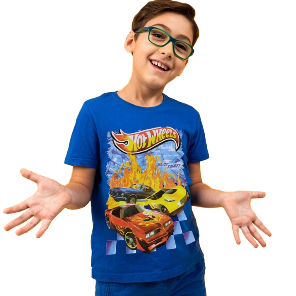 Hot Wheels Camiseta Infantil Carros Shopee Brasil