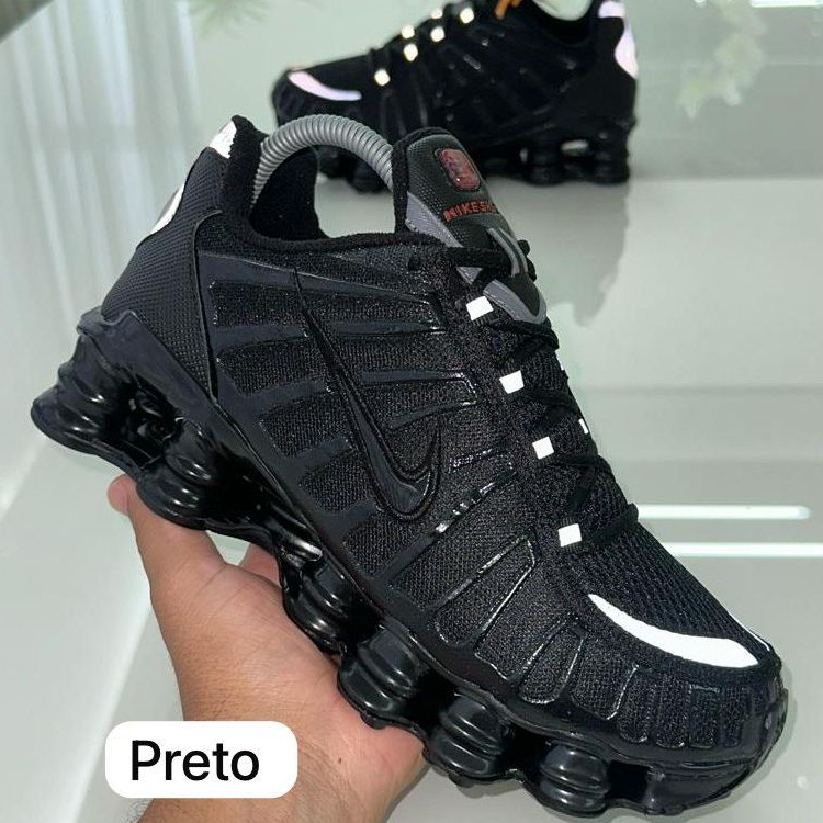 Tênis 12 doze molas shox masculino e feminino unissex 12 doze molas