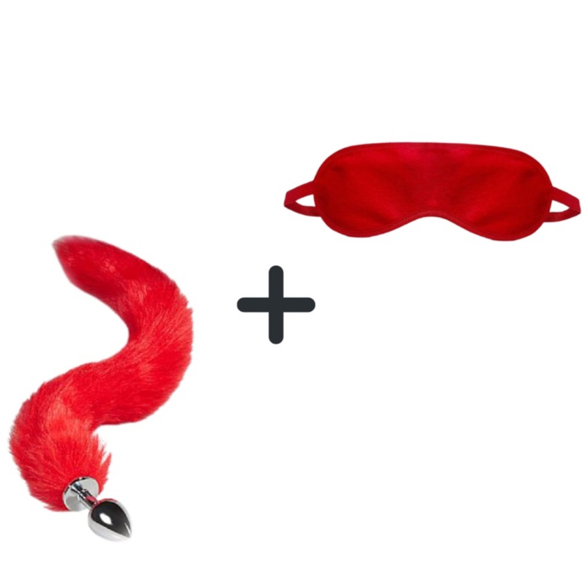 Kit Plug Anal Raposa Venda Tapa Olho Sexshop Shopee Brasil