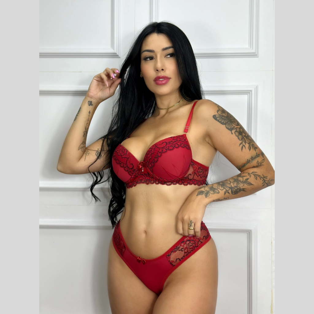 KIT 8 CONJUNTOS LINGERIE PREMIUM LUXO LINGERIE BARATA Shopee Brasil
