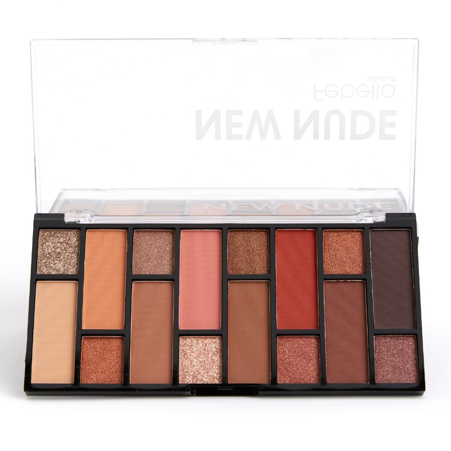 Paleta New Nude 16 Cores Febella Sombra Maquiagem Cores Versáteis