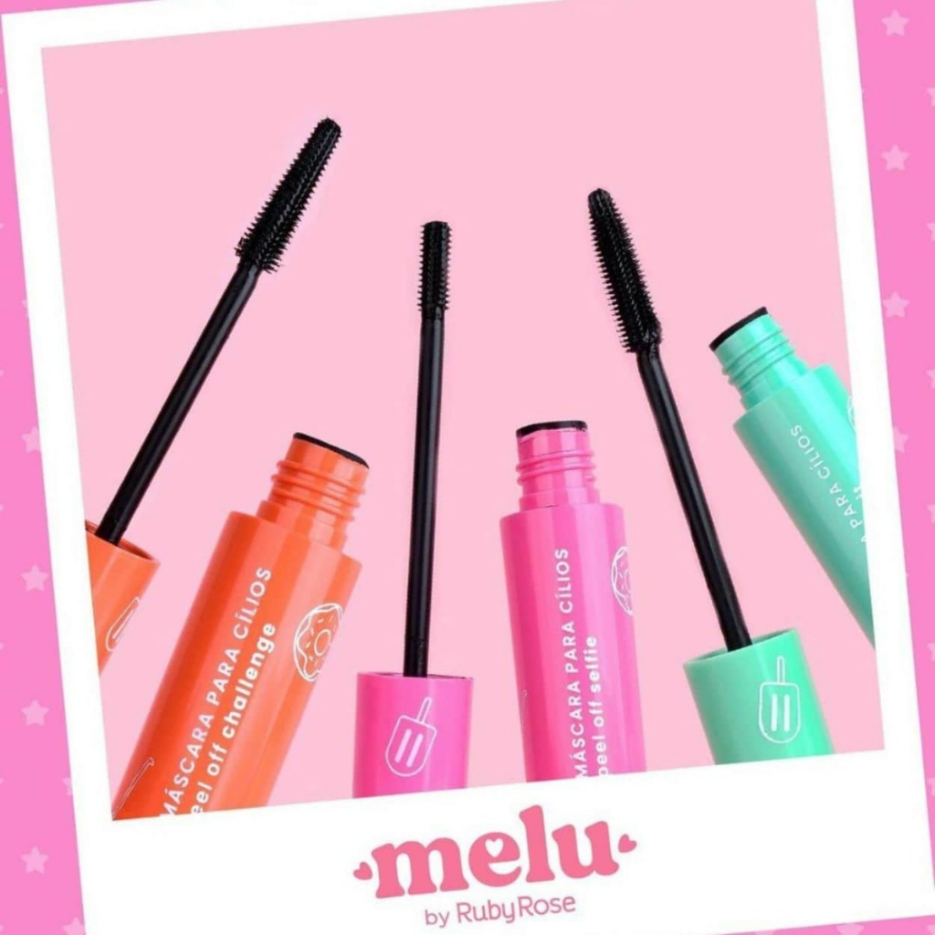 Mascara De Cilios Melu Ruby Rose Rimel Peel Off Shopee Brasil