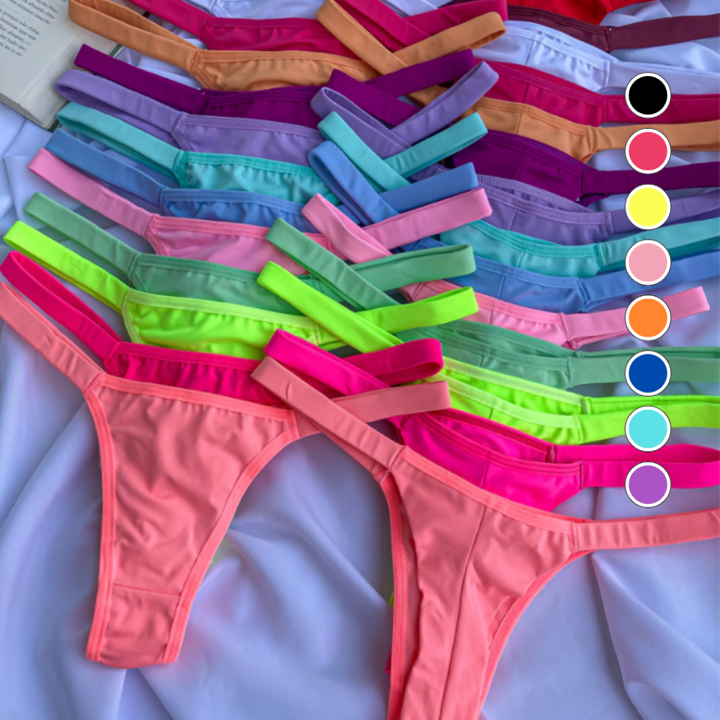 Calcinha Sexy Fio Duplo Pala Sensual Lingerie Tanga Luxo Conforto