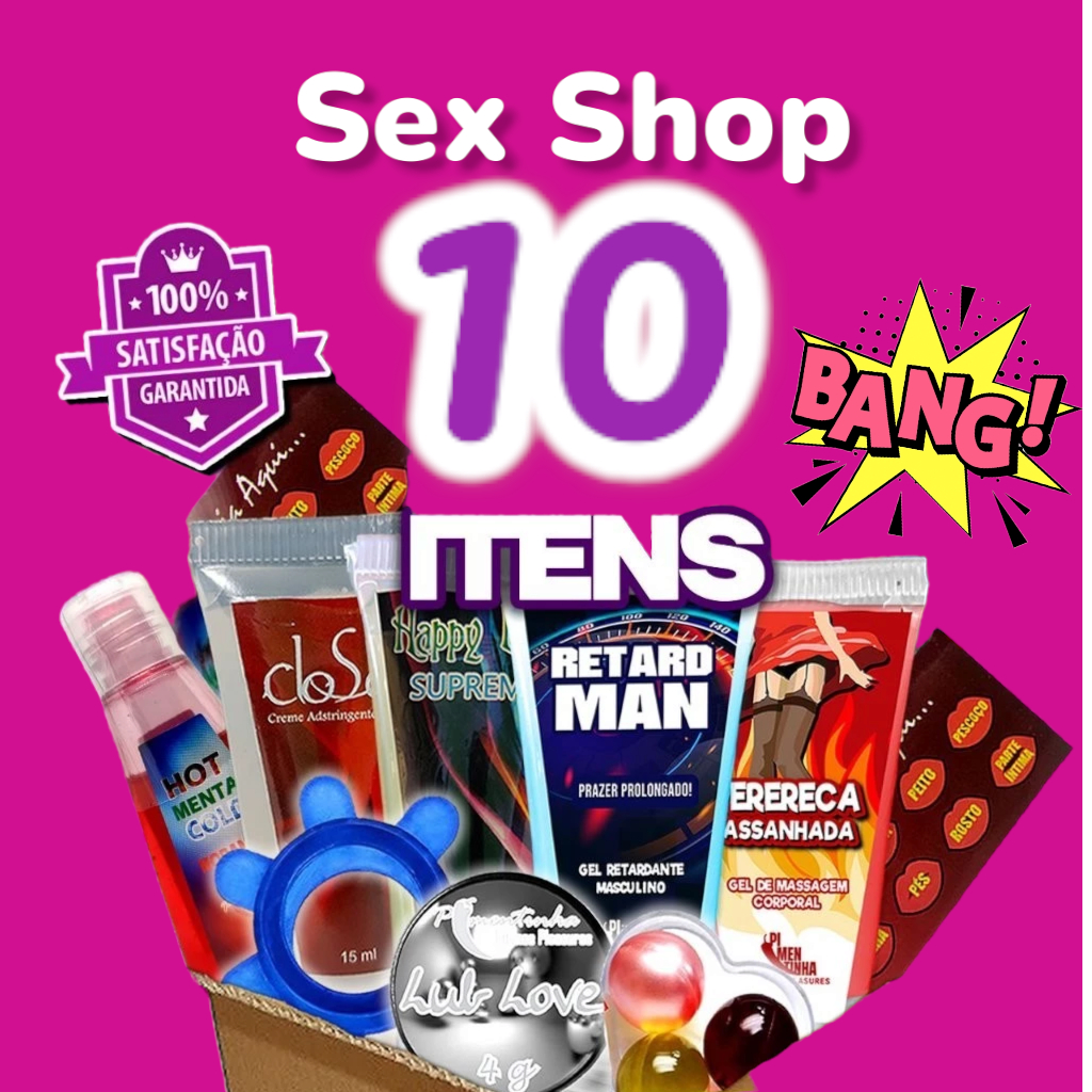Sex Shop Kit Produtos Meu Primeiro Brinquedo Erótico Shopee Brasil