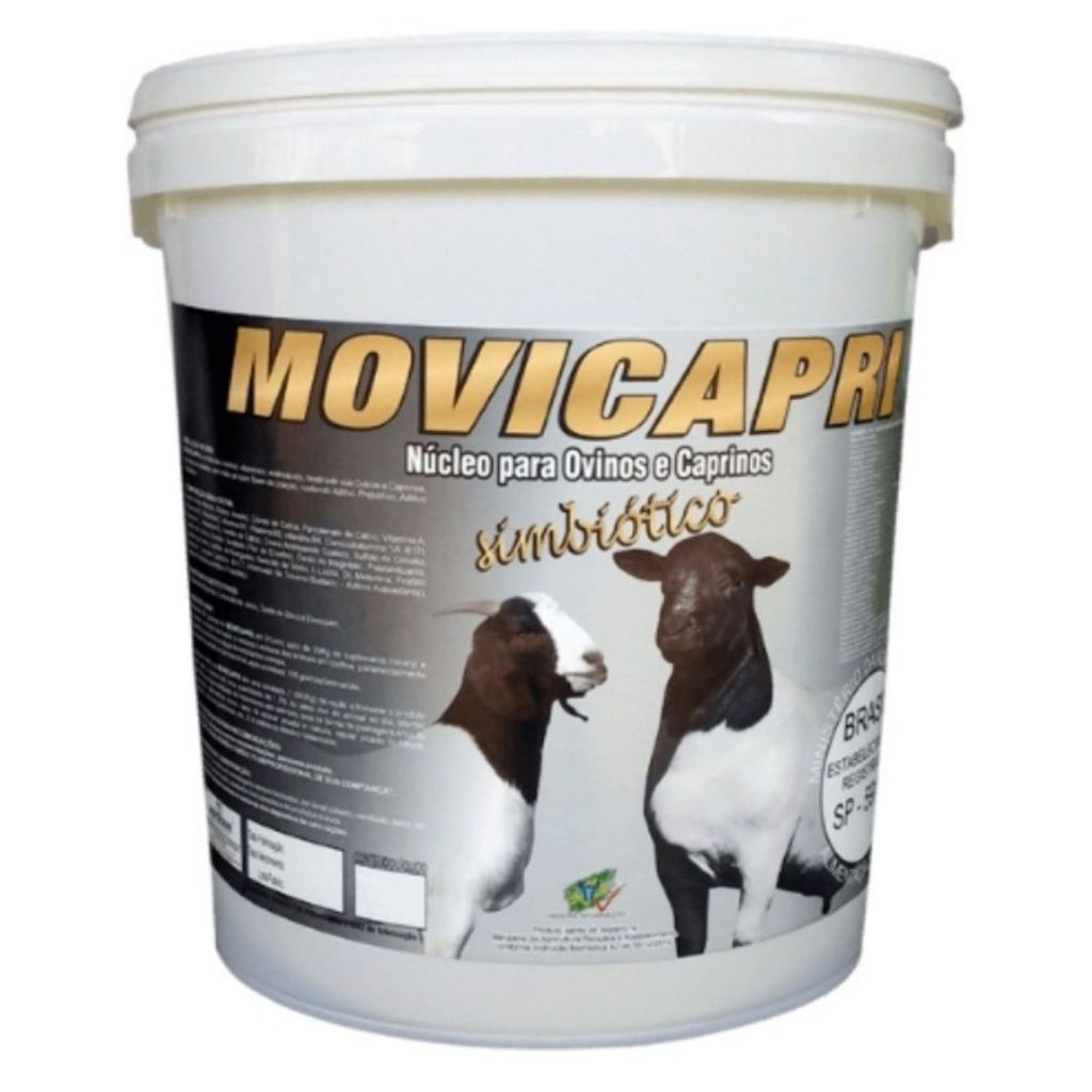 Movicapri 10 Kg Núcleo para Misturar Na Ração Ovinos e Caprinos