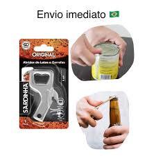 Abridor Abridores De Lata E Garrafas 9cm Aço Inox Original Utensilio De