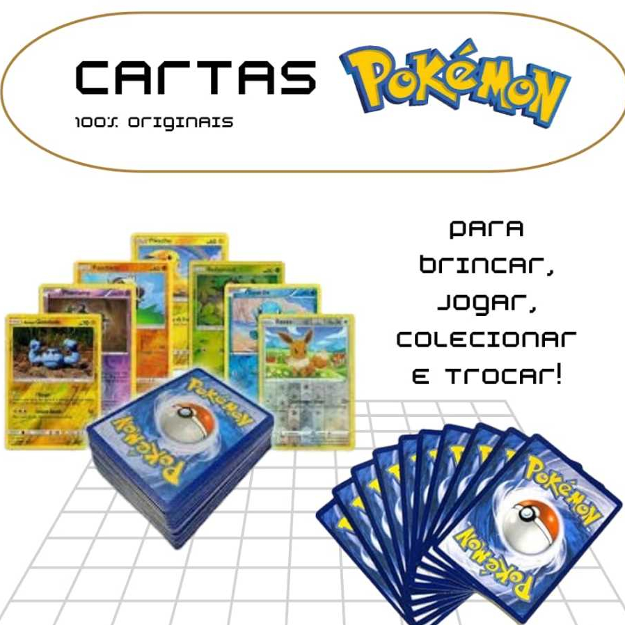 Cartas Pok Mon Originais Brilhantes Garantidas Produto