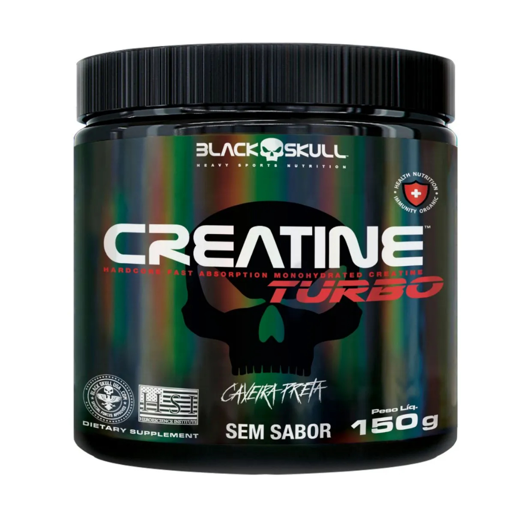 Creatina Turbo Monohidratada Sabores G Black Skull Shopee Brasil