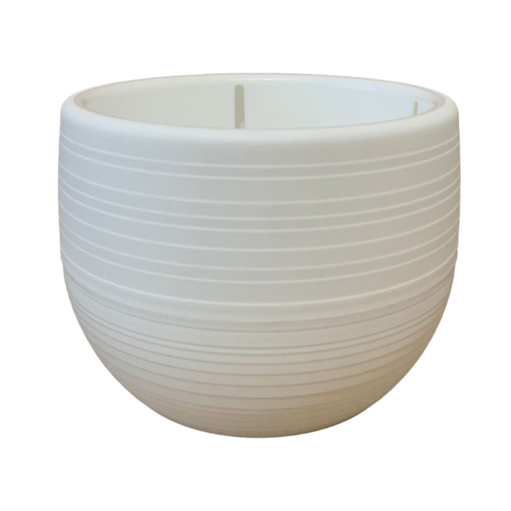 Vaso Cachepo para Plantas Plástico P Anti dengue Branco Decorativo