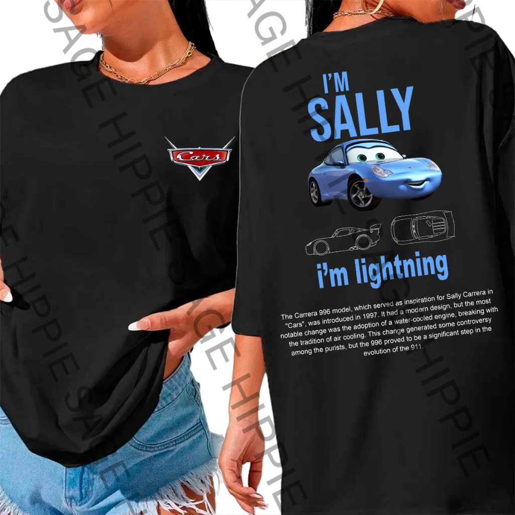 Camiseta Basica Algodao I Am Sally Carros Lightning Unissex Shopee Brasil