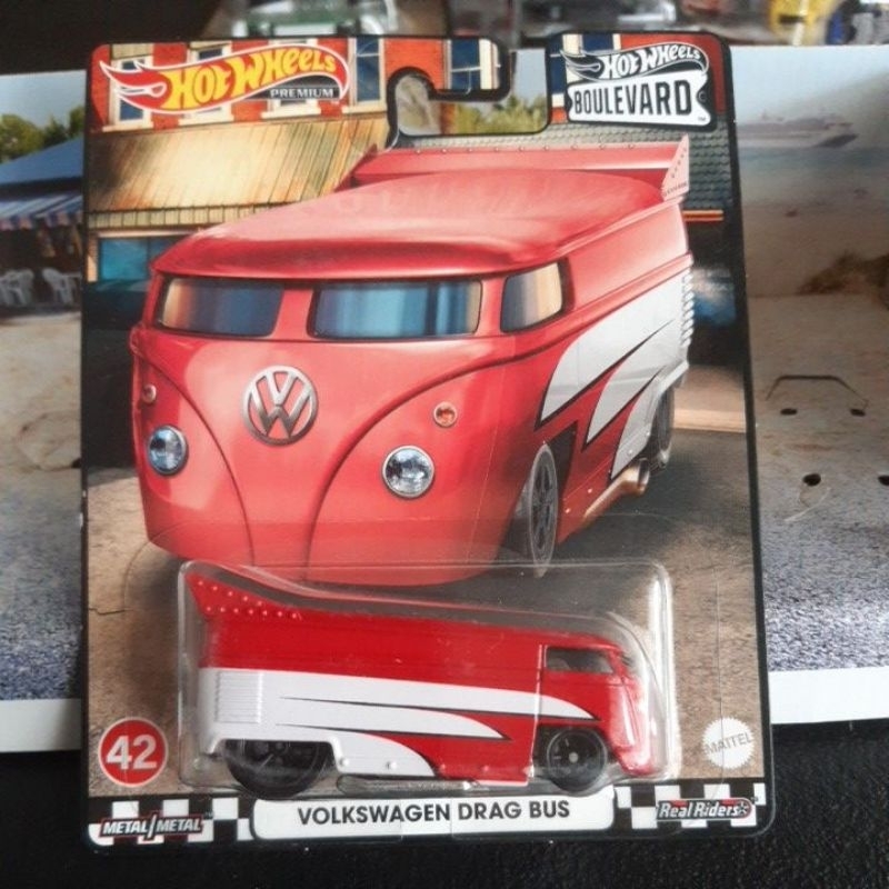 Hot Wheels Premium Boulevard Volkswagen Vw Kombi Drag Bus Shopee Brasil