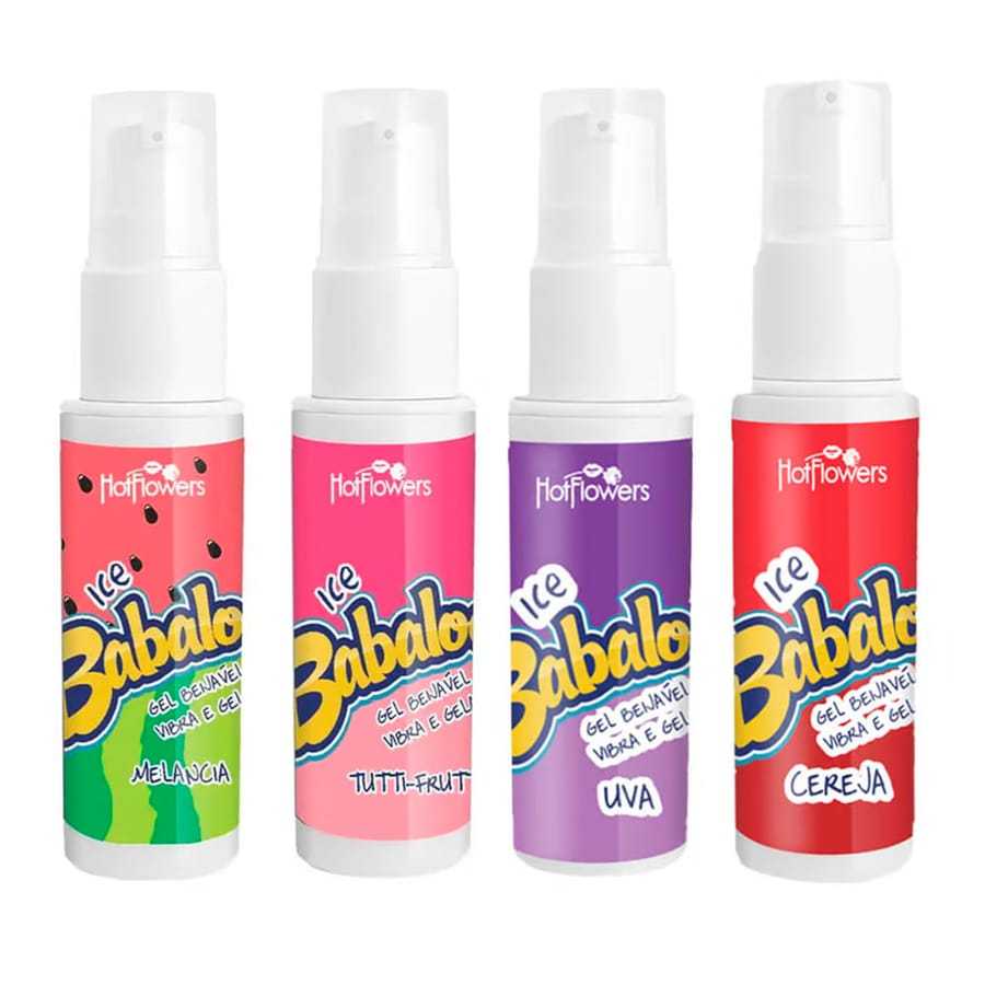 Babaloo Ice Gel Beijável Vibra E Gela 15g Hot Flowers Shopee Brasil
