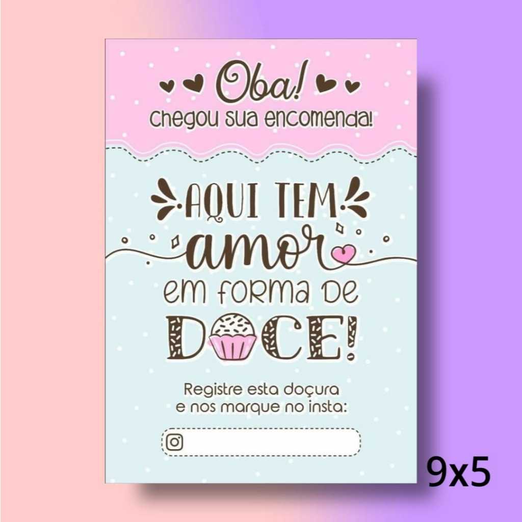 120 unids Cartão de Agradecimento ao Cliente Confeitaria coloco