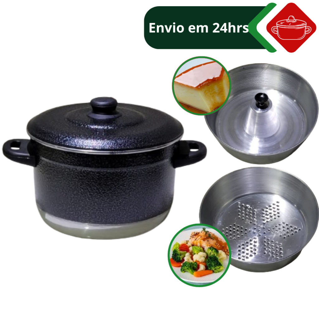 Panela Em Arroz Legumes Pudim Alum Nio Multiuso Shopee Brasil