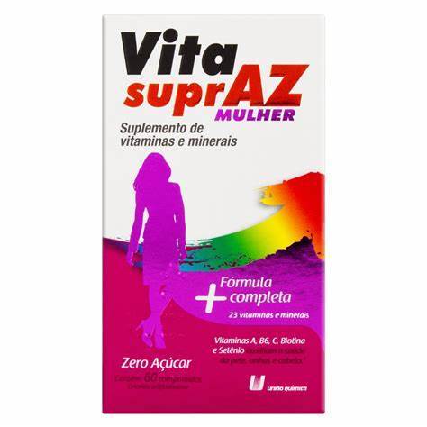 Polivitamínico Vita SuprAZ Mulher 60 comprimidos Shopee Brasil