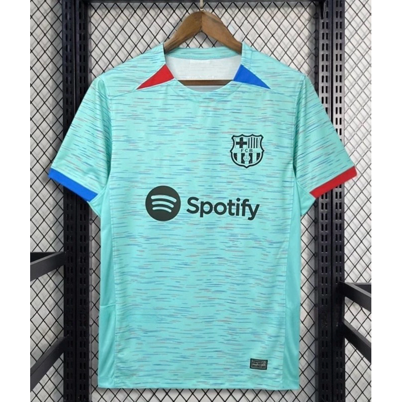 Camisa Camiseta Do Time Do Barcelona Azul 2024 25 Qualidade Alta