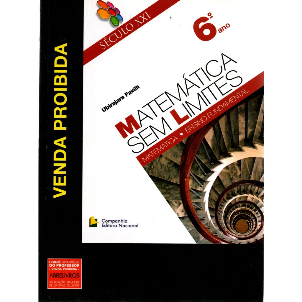 Livro Matemática Sem Limites 6º Ano Livro Do Professor Ubirajara