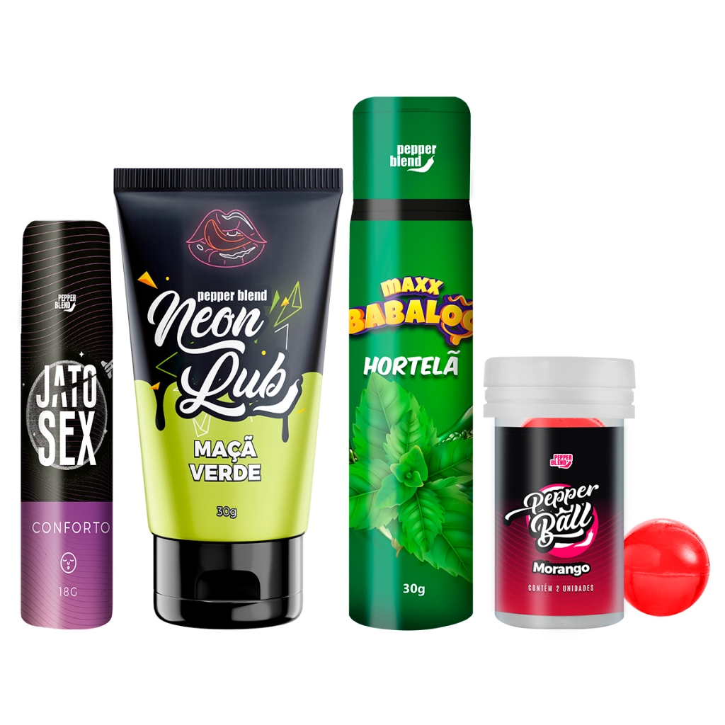 Kit Produtos Sexyshop Anal Sem Dor Gel Lubrificante Neon Bolinha