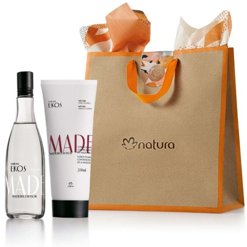 Kit Presente Natura Ekos Madeira Em Flor Shopee Brasil