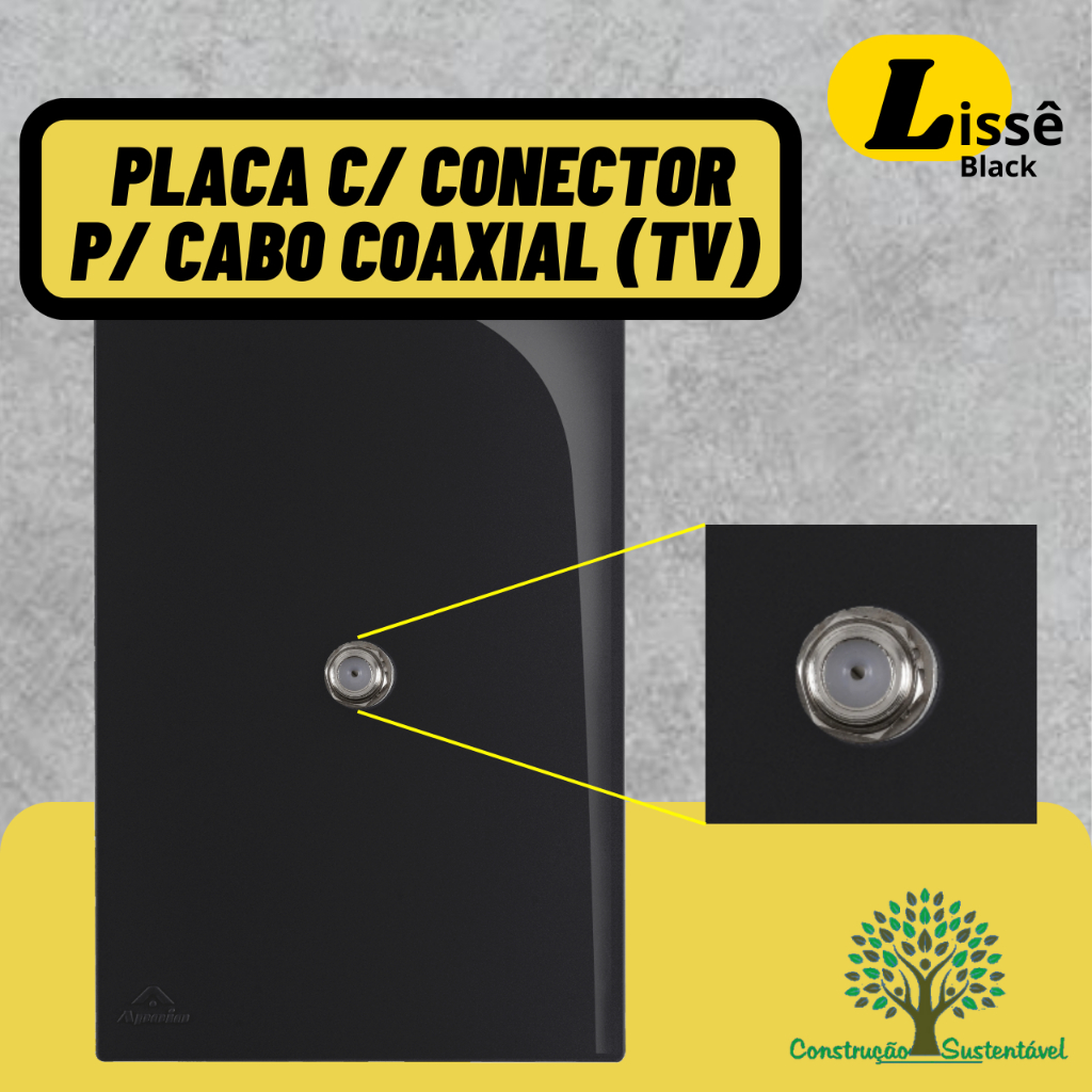 Tomada Interruptor Preto 10a 20a Dupla Simples Paralela Modulos