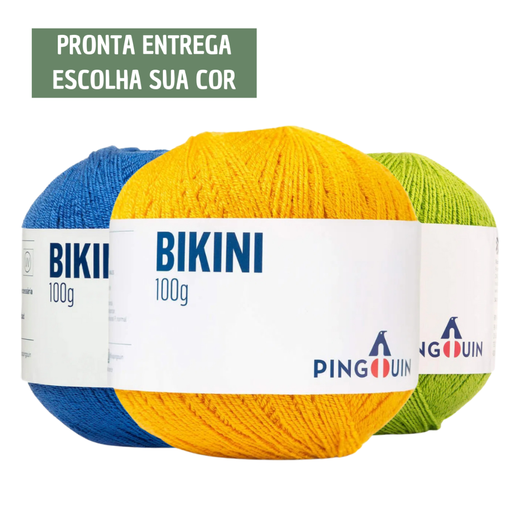 Fio Linha Misto De Acr Lico Pingouin Bikini G Metros Shopee