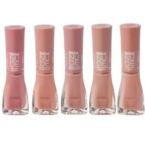 Kit Esmaltes Dailus Cole O Nude Cores Queridinhos Shopee Brasil