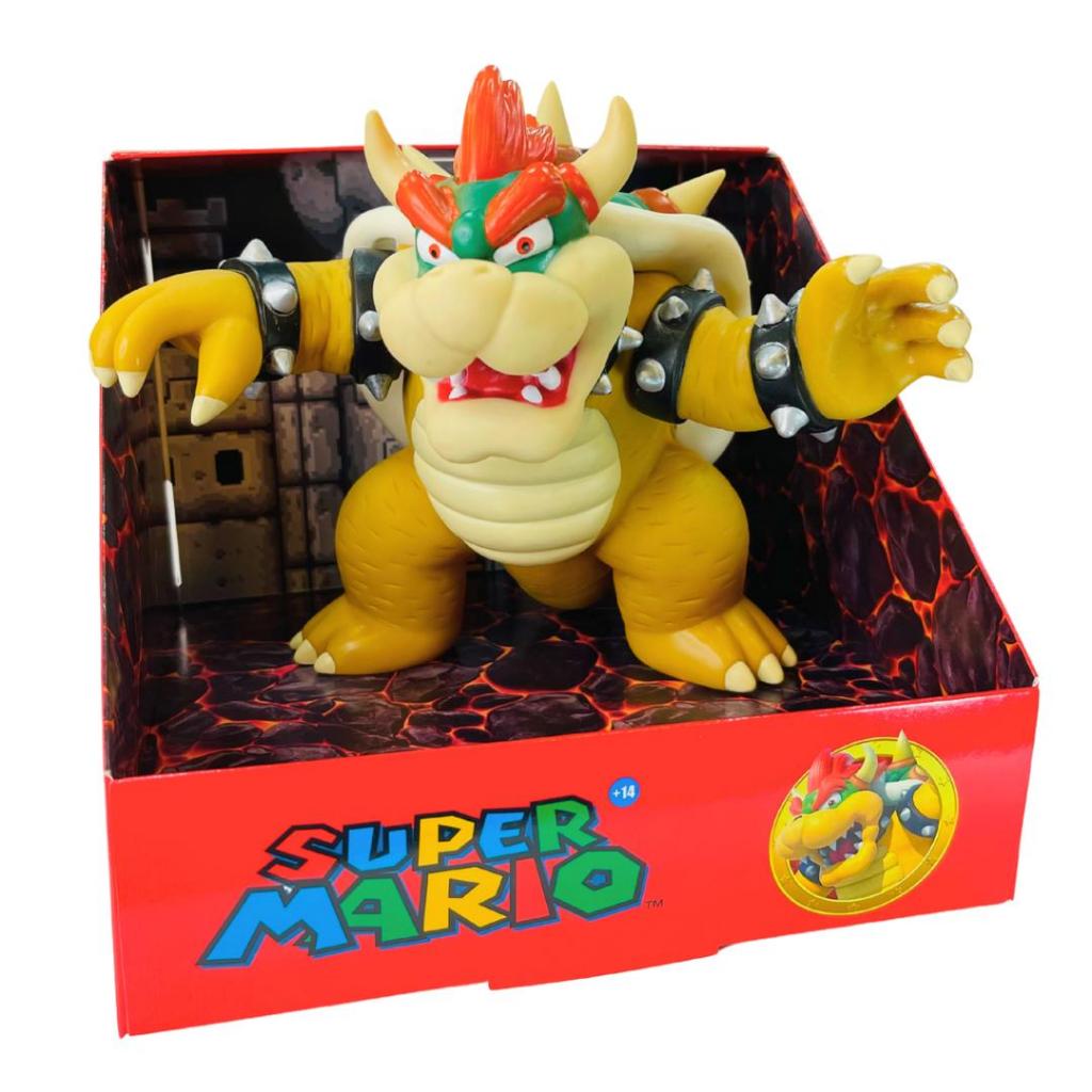 Boneco Bowser Koopa Mario Bros Articul Vel Cm Action Figure Grande