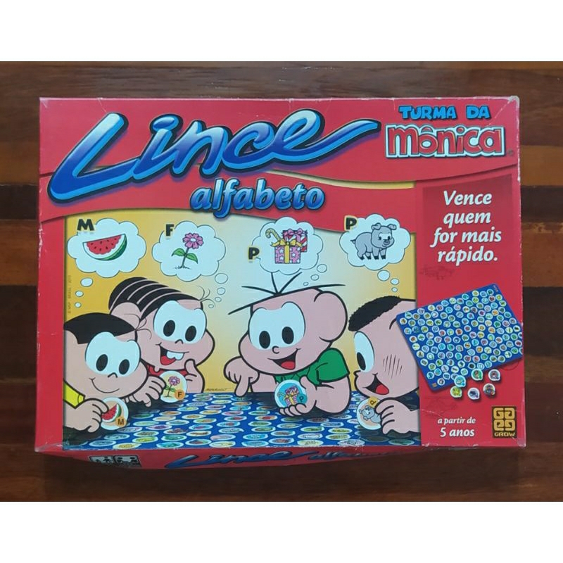 Jogo Raro Lince Alfabeto Turma Da M Nica Grow Shopee Brasil