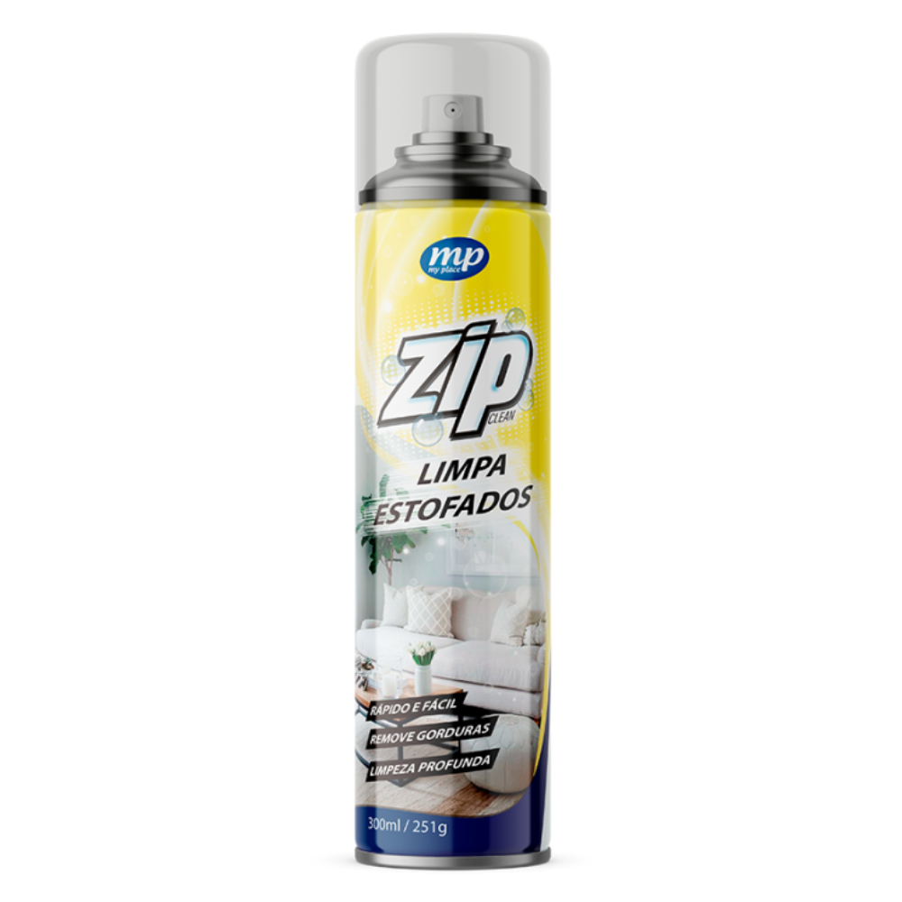 Spray Espuma Multiuso Limpa A Seco Estofados Sof Banco Carro Ml Zip