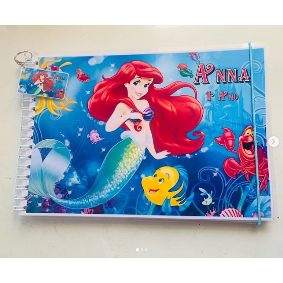 Caderno Desenho Espiral Grande Capa Dura Plastificada Folhas