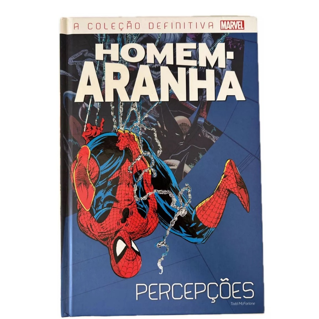 HQ COLEÇÃO DEFINITIVA HOMEM ARANHA PERCEPÇÕES CAPA DURA NOVO