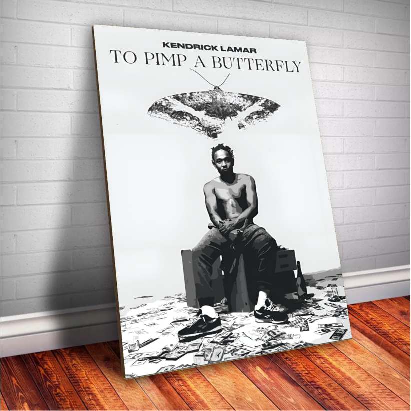 Quadro Decorativo Placas Kendrick Lamar Quadro Discografia Album Em Mdf