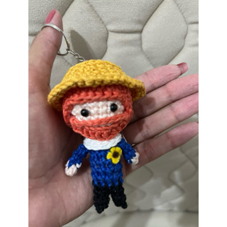 crochê amigurumis chaveiro vicente van Gogh amigurumi Shopee Brasil