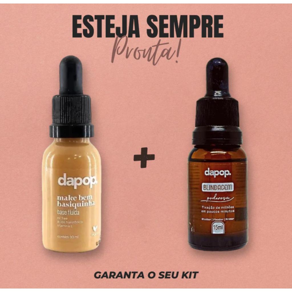 Base Fluida Blindagem Poderosa Dapop Alta Duração Combo De Milhões