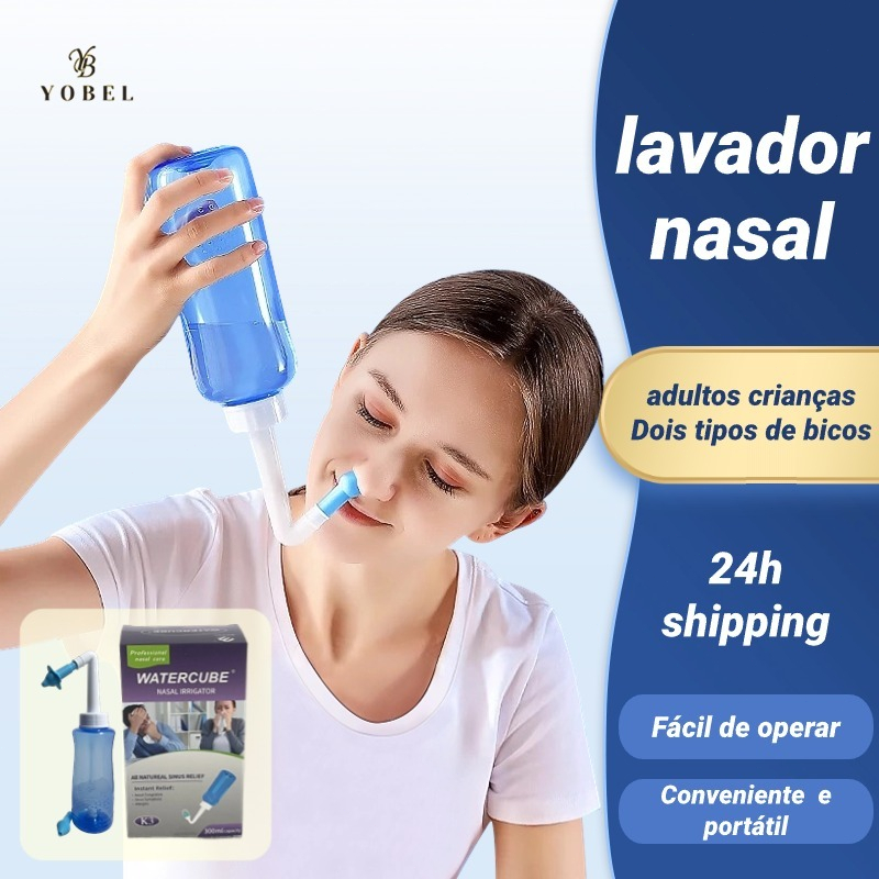 Kit Lavador Nasal Higienizador Lavagem Sinusite Ml Shopee Brasil