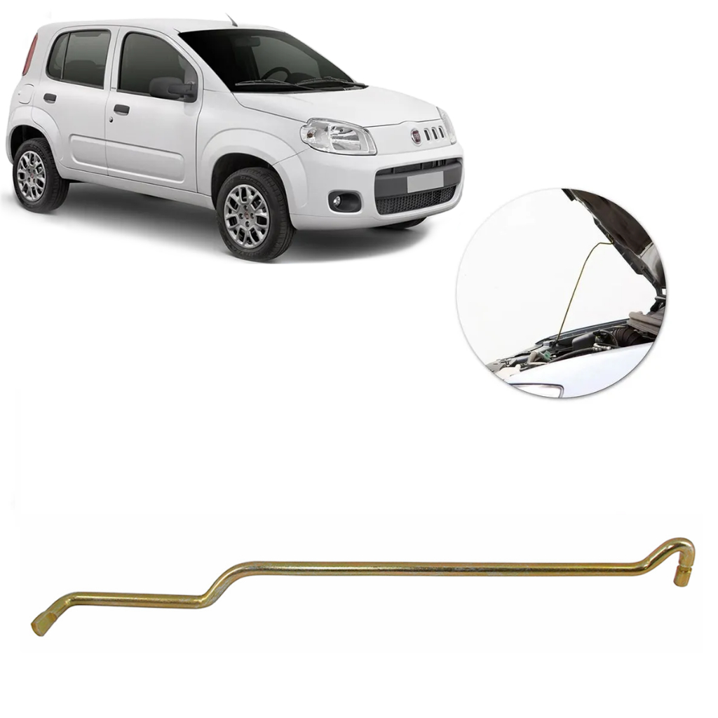 Vareta do Capô Fiat Uno Fiorino 2011 2012 2013 2014 2015 2016 Haste