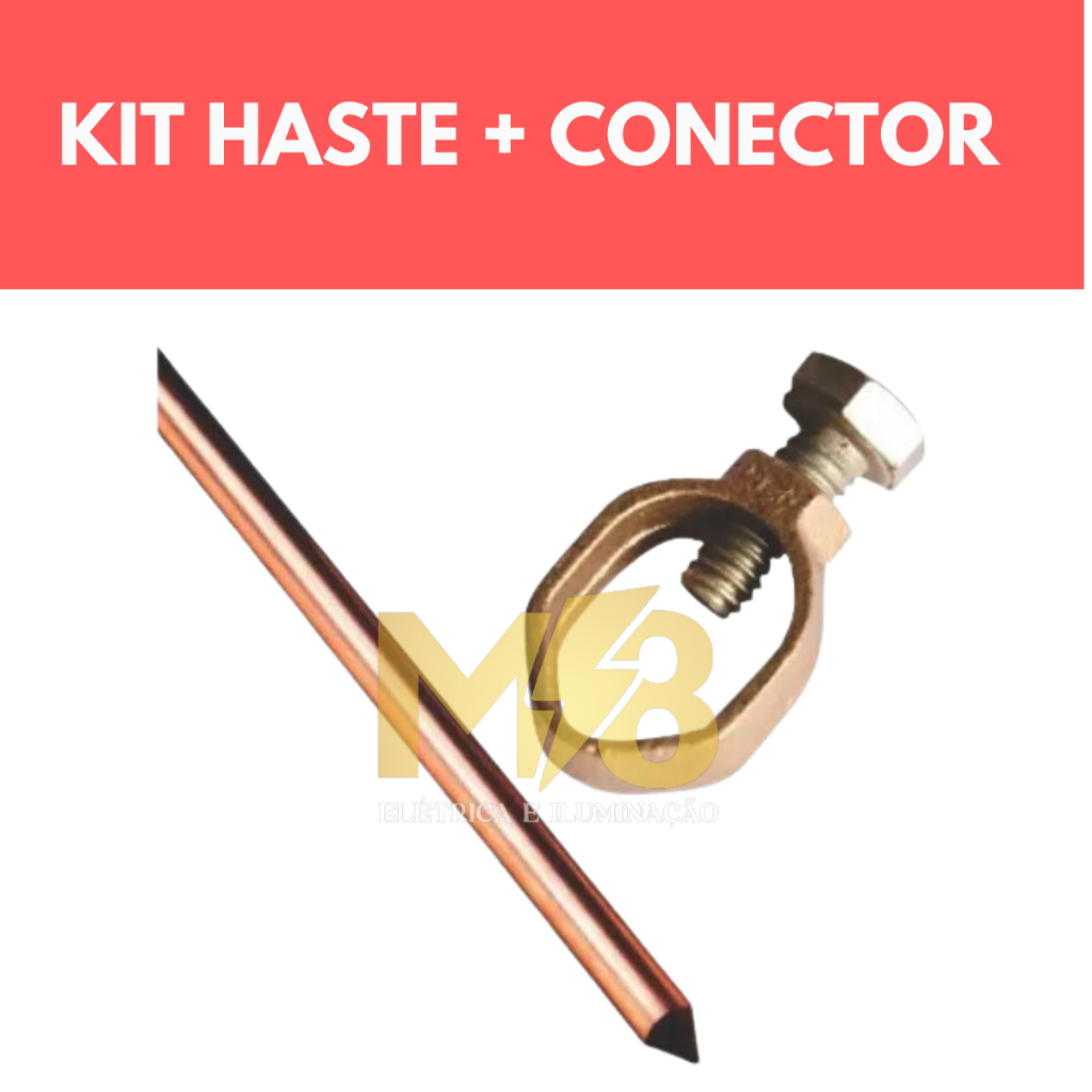 KIT HASTE TERRA 10mm X1 20 METRO E CONECTOR TERRA Shopee Brasil