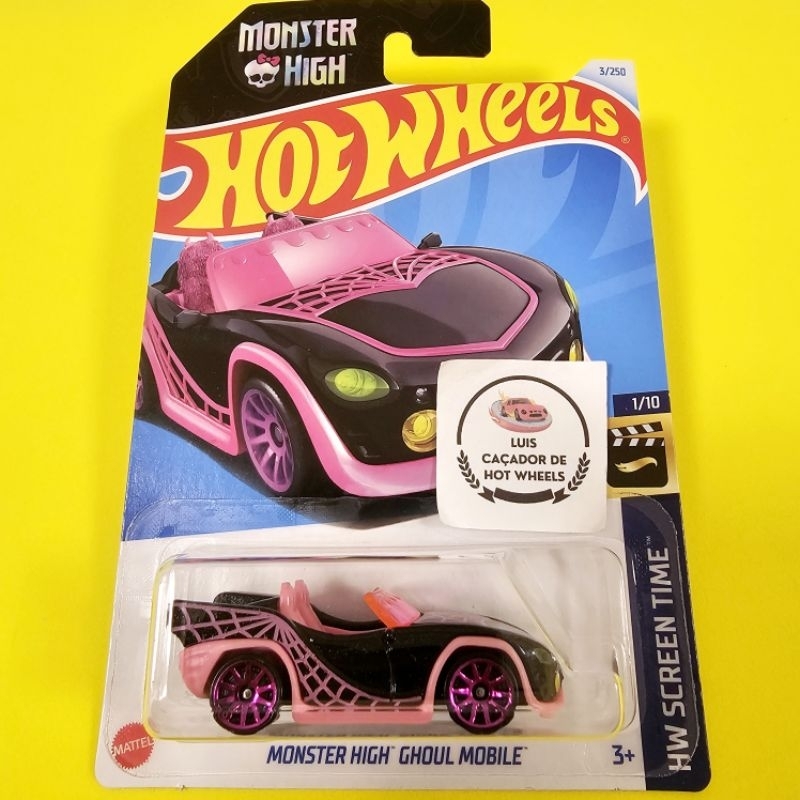 Monster High Ghoul Mobile Hot Wheels Lacrado Shopee Brasil