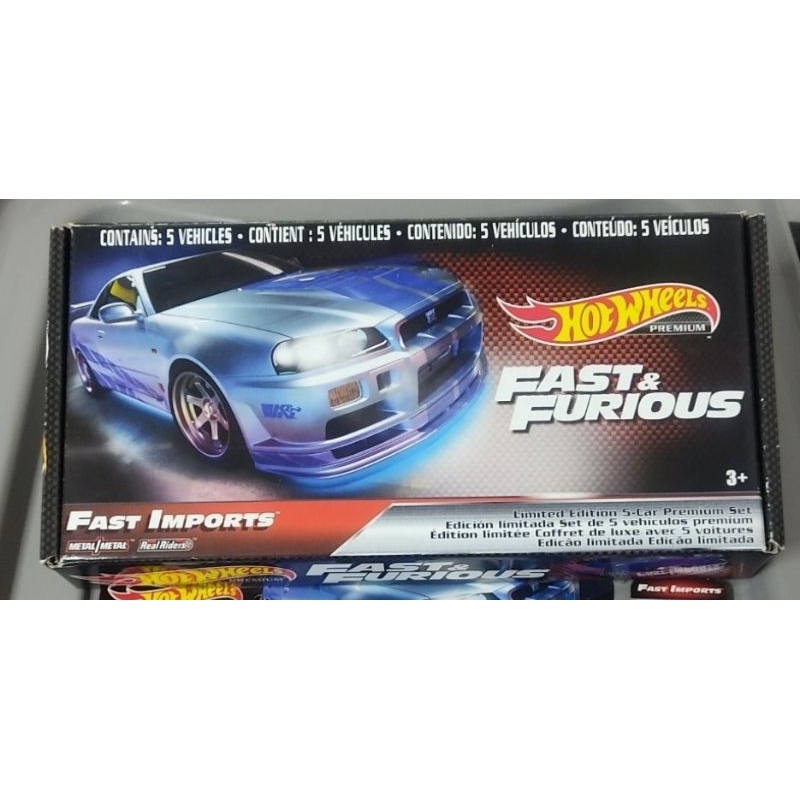 Caixa Set Hot Wheels Velozes E Furiosos Somente A Caixa Shopee Brasil