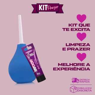 Kit Ducha Higiênica Íntima Gel Deslizante Dessensibilizante Anal