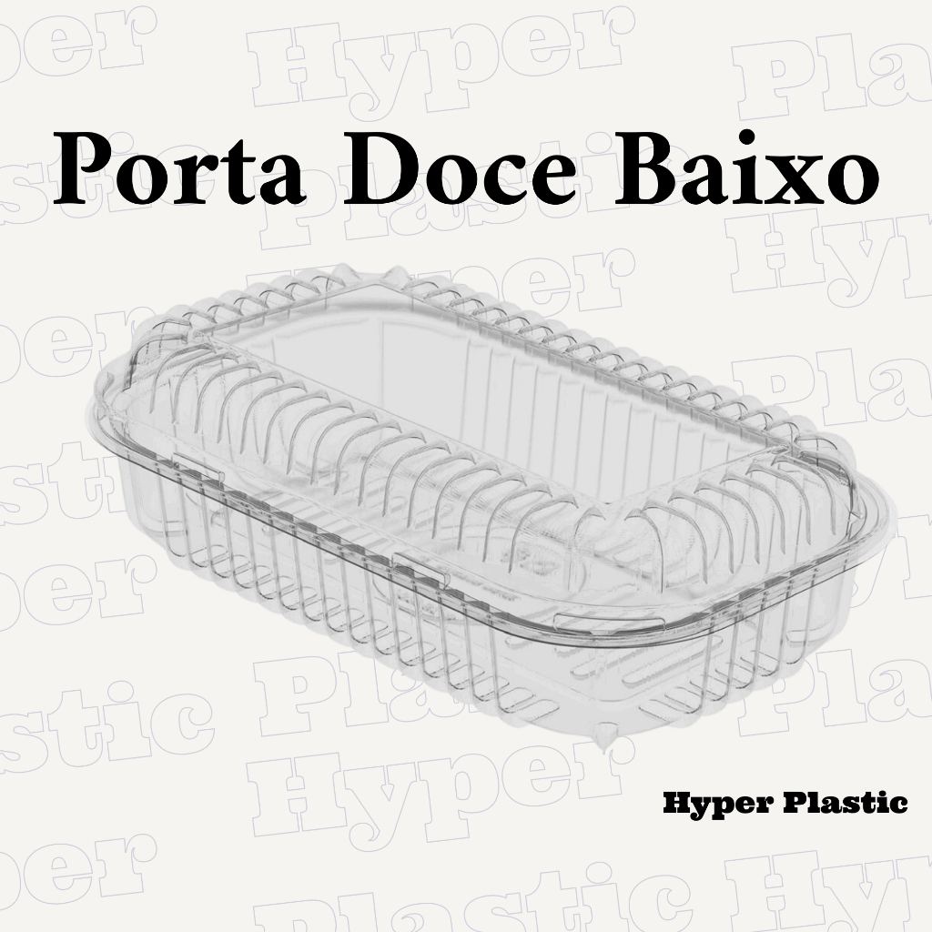 Embalagem Retangular Porta Doce Baixo Para Bolo Torta Rocambole