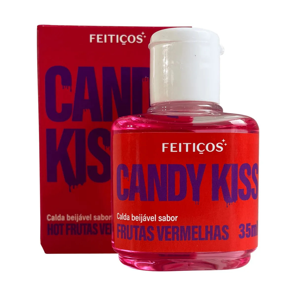 Candy Kiss Calda Beijável Para Sexo Oral Efeito Hot Sabor