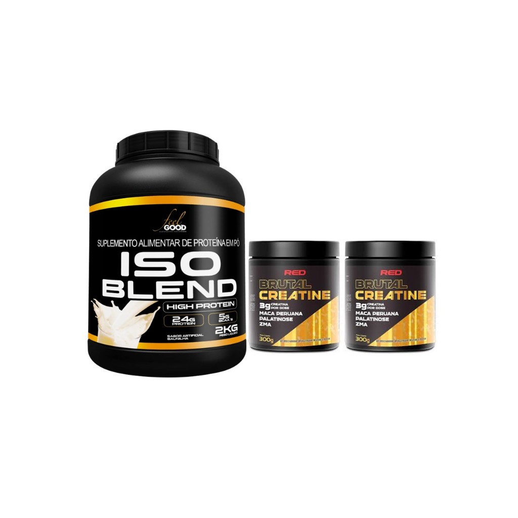 Fell Good Iso Whey Kg Brutal Creatina G Shopee Brasil