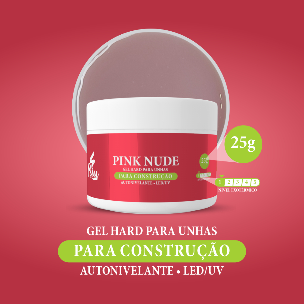 Psiu Gel Hard Pink Nude 25g Shopee Brasil