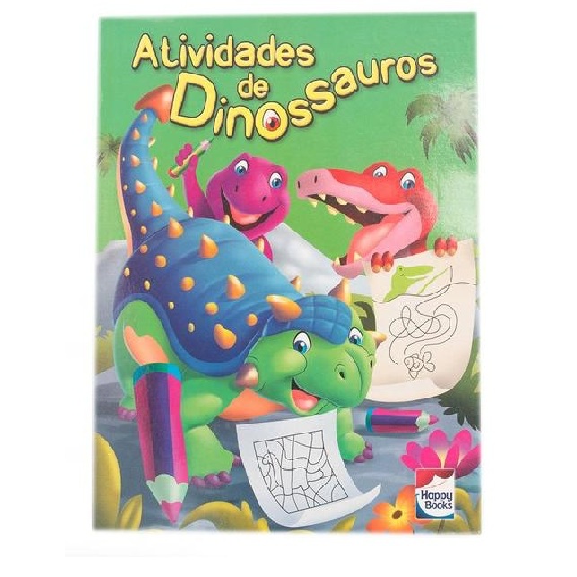 Atividades De Dinossauros Vol 4 Shopee Brasil