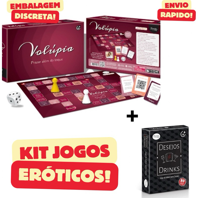 Jogo de Cartas Desejos e Drinks Jogo volúpia Tabuleiro para casais