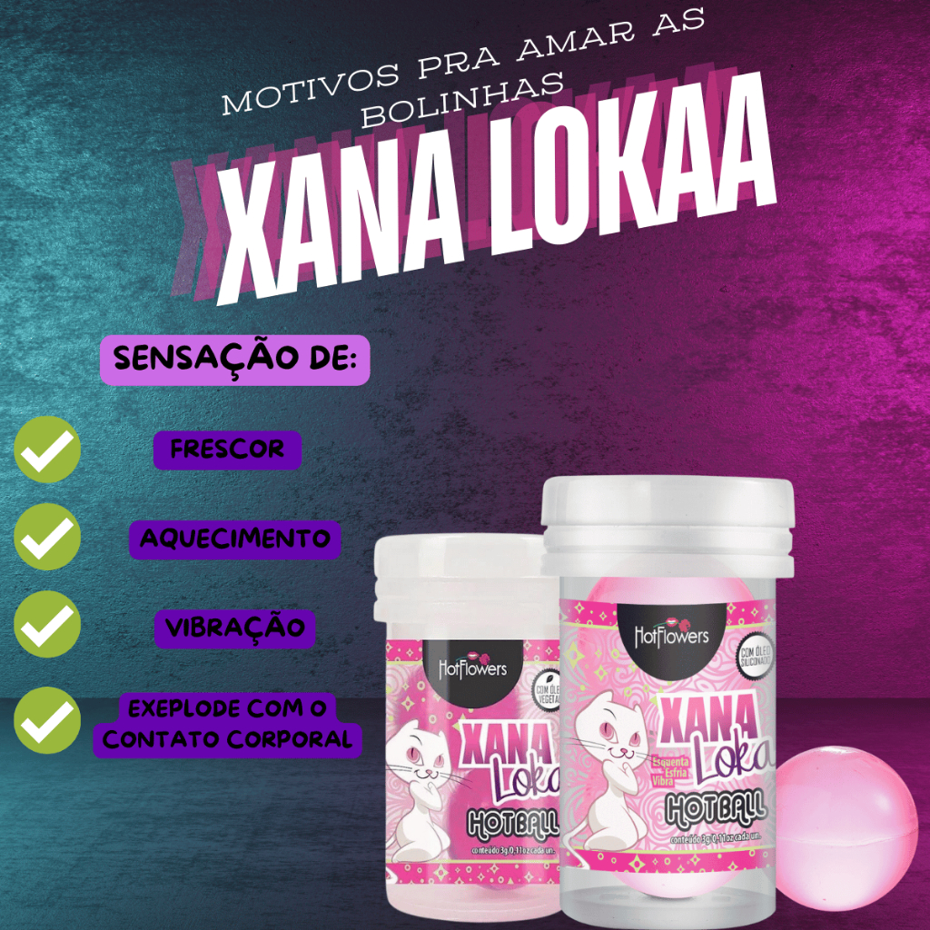 Hot Ball Plus Xana Loka Hot Flowers Shopee Brasil