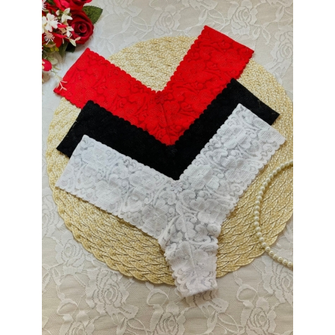 Kit Calcinhas Fio Dental Sexy Em Renda Calcinha Sexy Lingerie Sensual